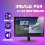 PC ALL IN ONE 24" FullHD Touch LENOVO M900Z 10F4 I5-6500 Ram 16GB SSD 256GB Webcam Lett DVD-RW WIFI KEY Windows 11 H (Ricondizionato Grado A) - immagine 2