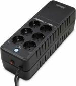 UPS ATLANTIS A03-PS1000 OnePower 1000VA(500W)Tecn Stepwave Off Line V.Out 200-243Vac 6P Schuko di cui 3 in backup e 3 in pro - immagine 2